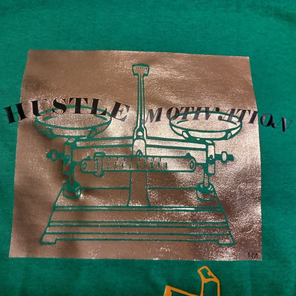 Short sleeve green tee shirt, Gangsta & Gentleman. Medium - Picture 3 of 5